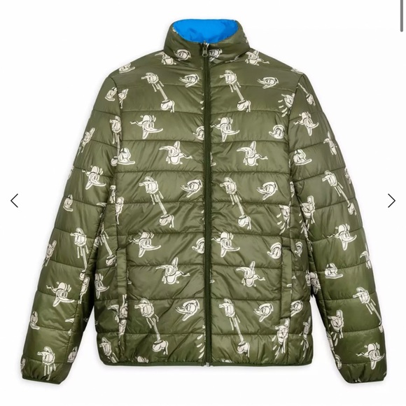 Donald Duck Puffy Jacket for Adults - Reversible - Picture 4 of 8